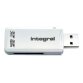 Integral USB2.0 CARDREADER SINGLE SLOT SD ETAIL lecteur de carte mémoire Blanc