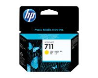 HP cartouche d'encre 711, 38 ml, OEM CZ132A, jaune