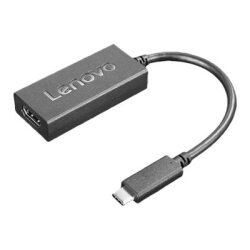 Lenovo 4X90R61022 câble vidéo et adaptateur 0,24 m USB Type-C HDMI Type A (Standard) Noir