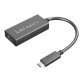 Lenovo 4X90R61022 câble vidéo et adaptateur 0,24 m USB Type-C HDMI Type A (Standard) Noir