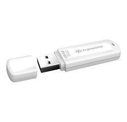 Transcend JetFlash 730 64GB USB 3.0 lecteur USB flash 64 Go USB Type-A 3.2 Gen 1 (3.1 Gen 1) Blanc