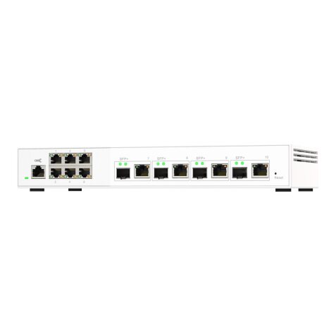 QNAP QSW-M2106-4C commutateur réseau Géré L2 2.5G Ethernet (100/1000/2500) Blanc