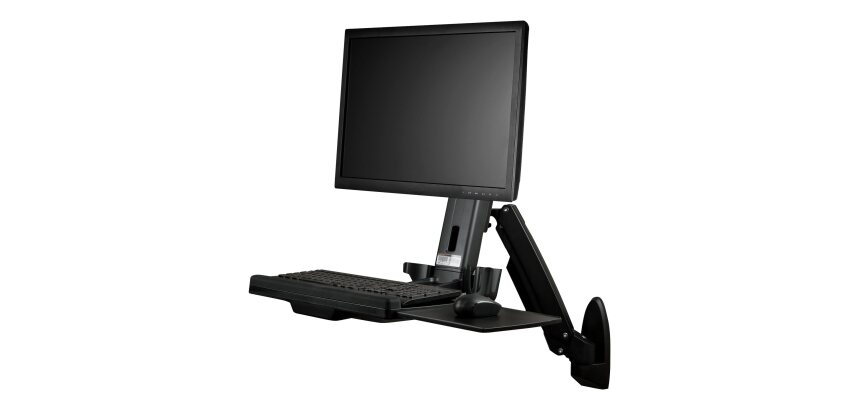 StarTech.com Support de bureau debout mural pour écran, clavier et souris