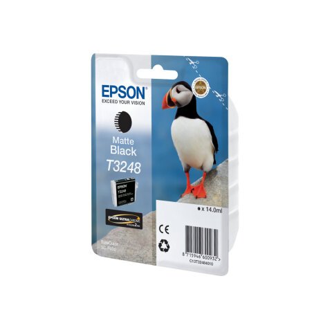 Epson T3248 - matzwart - origineel - inktcartridge