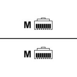 MCL Cable RJ45 Cat6 1.0 m White câble de réseau Blanc 1 m