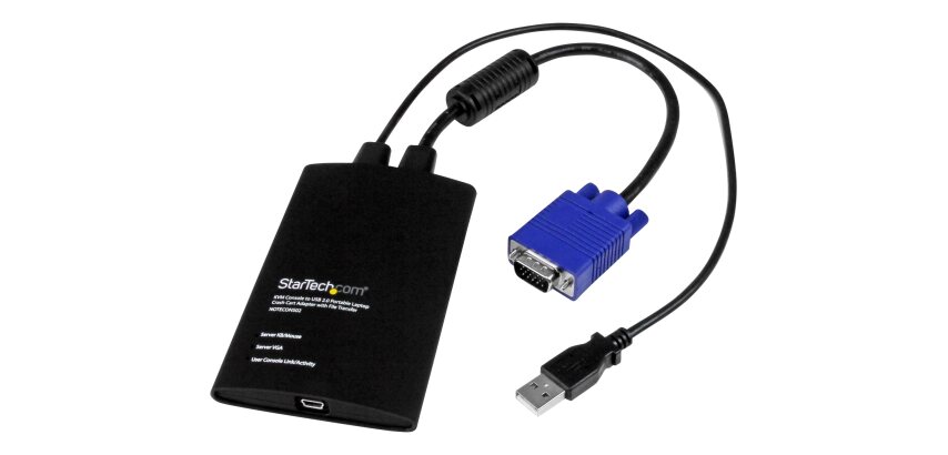 StarTech.com Adaptateur Crash Cart USB - Adaptateur Crash Cart KVM USB pour Ordinateur Portable - Crash Cart de Salle de Serveurs - Datacenter Crash Cart - Crash Cart Informatique