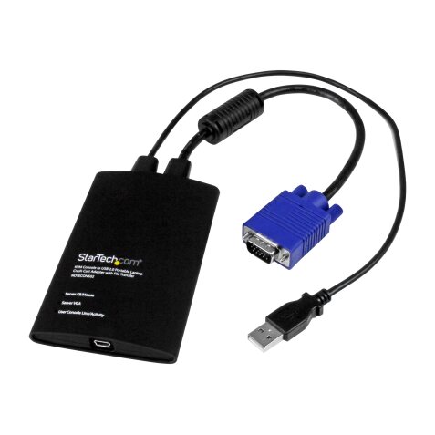 StarTech.com Adaptateur Crash Cart USB - Adaptateur Crash Cart KVM USB pour Ordinateur Portable - Crash Cart de Salle de Serveurs - Datacenter Crash Cart - Crash Cart Informatique