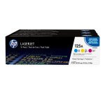 HP 125A pack de 3 toners LaserJet cyan/magenta/jaune authentiques