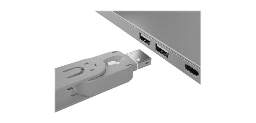 Lindy Clé pour bloqueur de port USB A, Blanc