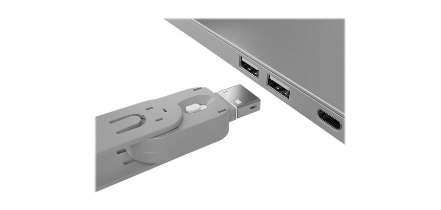 Lindy Clé pour bloqueur de port USB A, Blanc