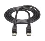 StarTech.com Câble DisplayPort 1.2 de 2 m - Câble DisplayPort Certifié VESA 4K x 2K Ultra HD - Câble DP à DP pour Moniteur - Cordon d'Affichage/Vidéo DP - Connecteurs DP à Verrouillage