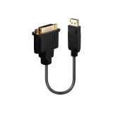 Lindy 41004 câble vidéo et adaptateur 0,15 m DisplayPort DVI-D Noir