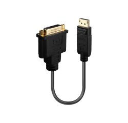 Lindy Adaptateur de base Display Port 1.2 vers DVI-D