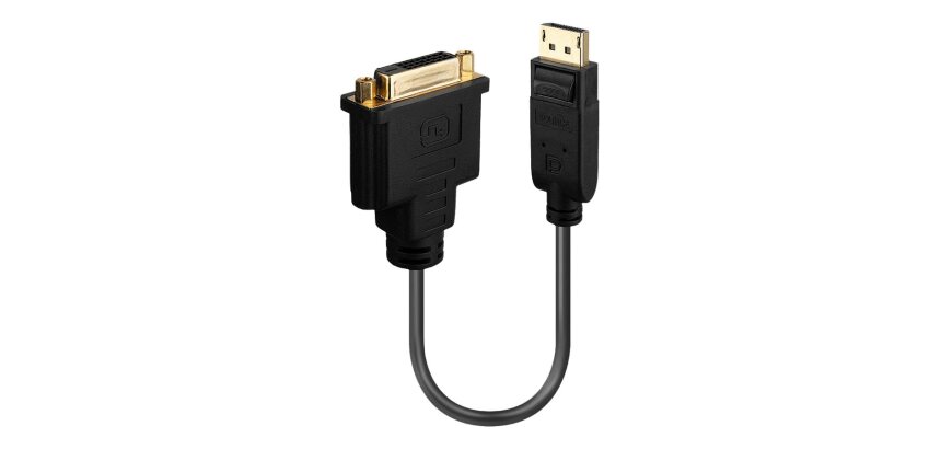 Lindy Adaptateur de base Display Port 1.2 vers DVI-D