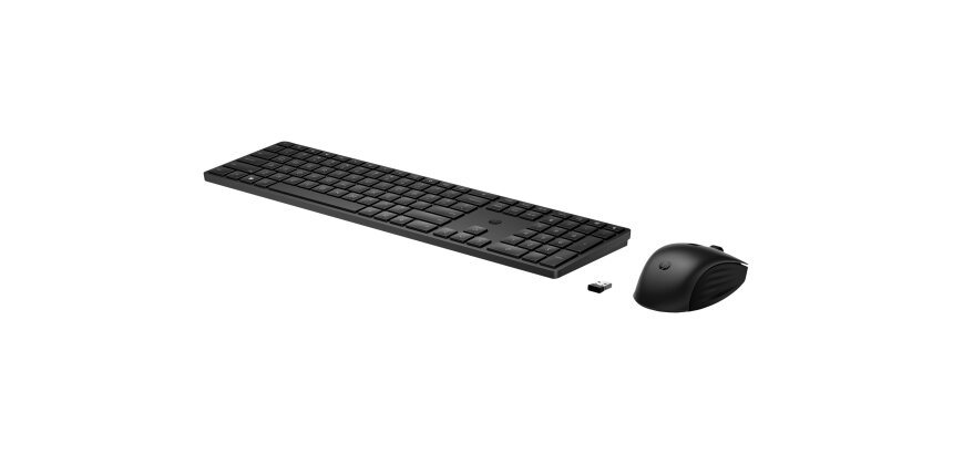 HP 650 WRLS KB/MSE COMBO BLK clavier Souris incluse Maison RF sans fil Noir