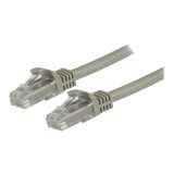 StarTech.com Cordon de raccordement UTP CAT6 - 1,5 m - Sans crochet - Câble patch RJ45 - Gris