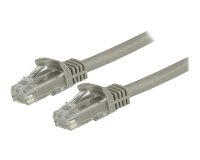 StarTech.com Cordon de raccordement UTP CAT6 - 1,5 m - Sans crochet - Câble patch RJ45 - Gris