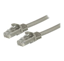 StarTech.com Câble Ethernet CAT6 1,5 m Gris - Cordon RJ45 Anti-Accroc Gigabit CAT 6 - Câble Réseau Internet LAN UL/TIA 100 W PoE UTP 250 MHz - Câble Informatique Catégorie 6