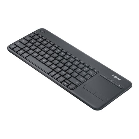 Logitech K400 Plus Tv clavier Universel RF sans fil AZERTY Français Noir