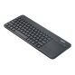 Logitech K400 Plus Tv clavier Universel RF sans fil AZERTY Français Noir