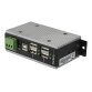 StarTech.com Multiprise USB 2.0 industrielle à 4 ports avec protection électrostatique (ESD) 15 kV