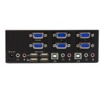 StarTech.com Switch KVM USB double VGA à 2 ports avec hub USB 2.0 à 2 ports