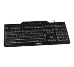 CHERRY KC 1000 SC clavier Bureau USB QWERTY Anglais américain Noir