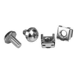 StarTech.com Vis M6 et écrous cages M6 pour rack serveur - Paquet de 20
