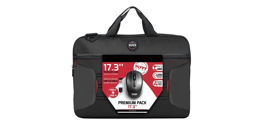 Port Designs Premium 43,9 cm (17.3") Housse Noir