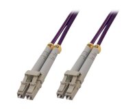 MCL 15m 50/125 OM4 LC/LC câble InfiniBand et à fibres optiques LC/LC Violet