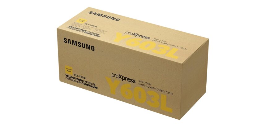 Samsung CLT-Y603L - à rendement élevé - jaune - original - cartouche de toner (SU557A)