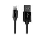 StarTech.com Câble Apple Lightning vers USB pour iPhone, iPod, iPad - 2 m Noir