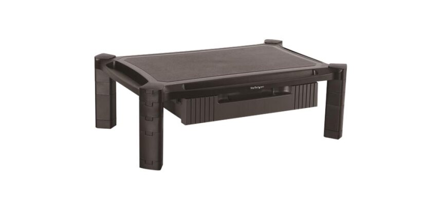 StarTech.com Rehausseur d'écran PC avec tiroir - Hauteur réglable - Grand format