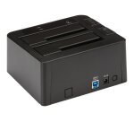 StarTech.com Dock pour Disques Durs USB 3.2 à SATA à 2 Baies, Station d'Accueil pour Disques Durs USB 10 Gbps, Dock pour HDD/SSD externes 2,5/3,5" SATA I/II/III, Baie pour Disque Dur Remplaçable à Chaud