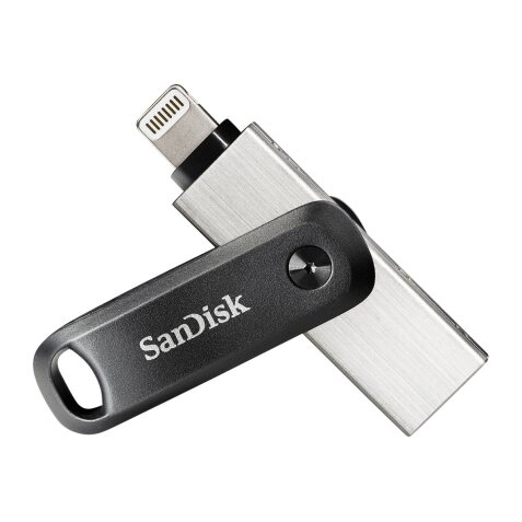 SanDisk SDIX60N-128G-GN6NE lecteur USB flash 128 Go 3.2 Gen 1 (3.1 Gen 1) Gris, Argent