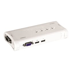 Trendnet TK-407K commutateur écran, clavier et souris Bleu