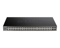 D-Link DGS-1250-52X Géré L3 Gigabit Ethernet (10/100/1000) Noir