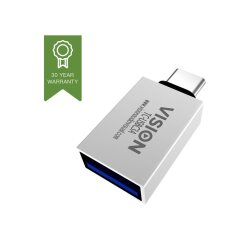Vision TC-USBC3A changeur de genre de câble USB-A USB-C Blanc