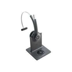 Cisco 561 Casque Sans fil Arceau Bureau/Centre d'appels USB Type-A Bluetooth Noir, Gris