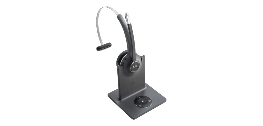 Cisco 561 Casque Sans fil Arceau Bureau/Centre d'appels USB Type-A Bluetooth Noir, Gris