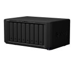 Synology DiskStation DS1821+ serveur de stockage NAS Tower Ryzen Embedded V1500B 4 Go DDR4 0 To DiskStation Manager Noir