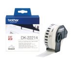 Brother DK-22214 ruban d'étiquette Noir sur blanc