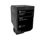Lexmark - black - original - toner cartridge - LCCP, LRP