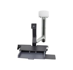 Ergotron StyleView Sit-Stand Combo System with Worksurface 61 cm (24") Mur