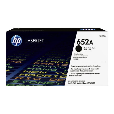 HP 652A toner noir LaserJet authentique