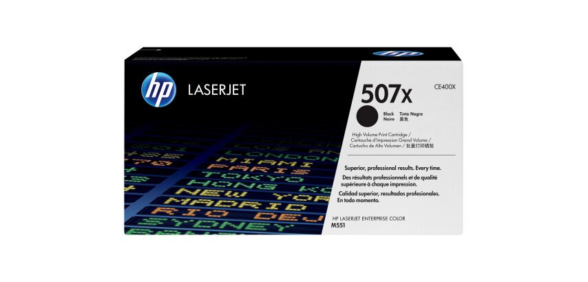 HP 507X toner LaserJet noir grande capacité authentique