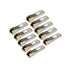 StarTech.com Module SFP GBIC compatible Cisco GLC-T - Transceiver 1000BASE-T - Paquet de 10