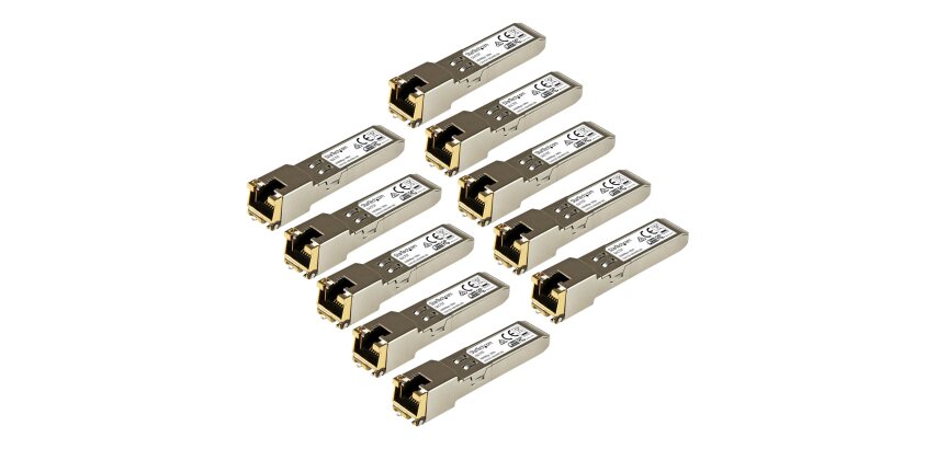 StarTech.com Module SFP GBIC compatible Cisco GLC-T - Transceiver 1000BASE-T - Paquet de 10