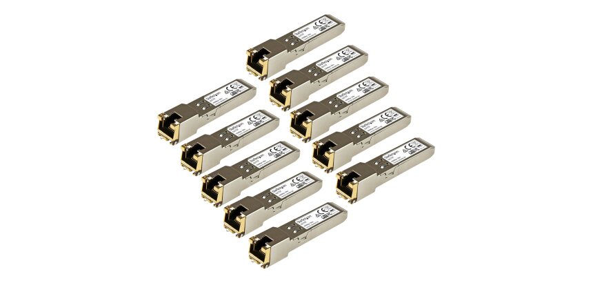 StarTech.com Module SFP GBIC compatible Cisco GLC-T - Transceiver 1000BASE-T - Paquet de 10