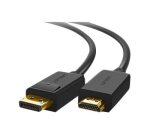 DLH DY-TU3569B câble vidéo et adaptateur 2 m DisplayPort HDMI Noir